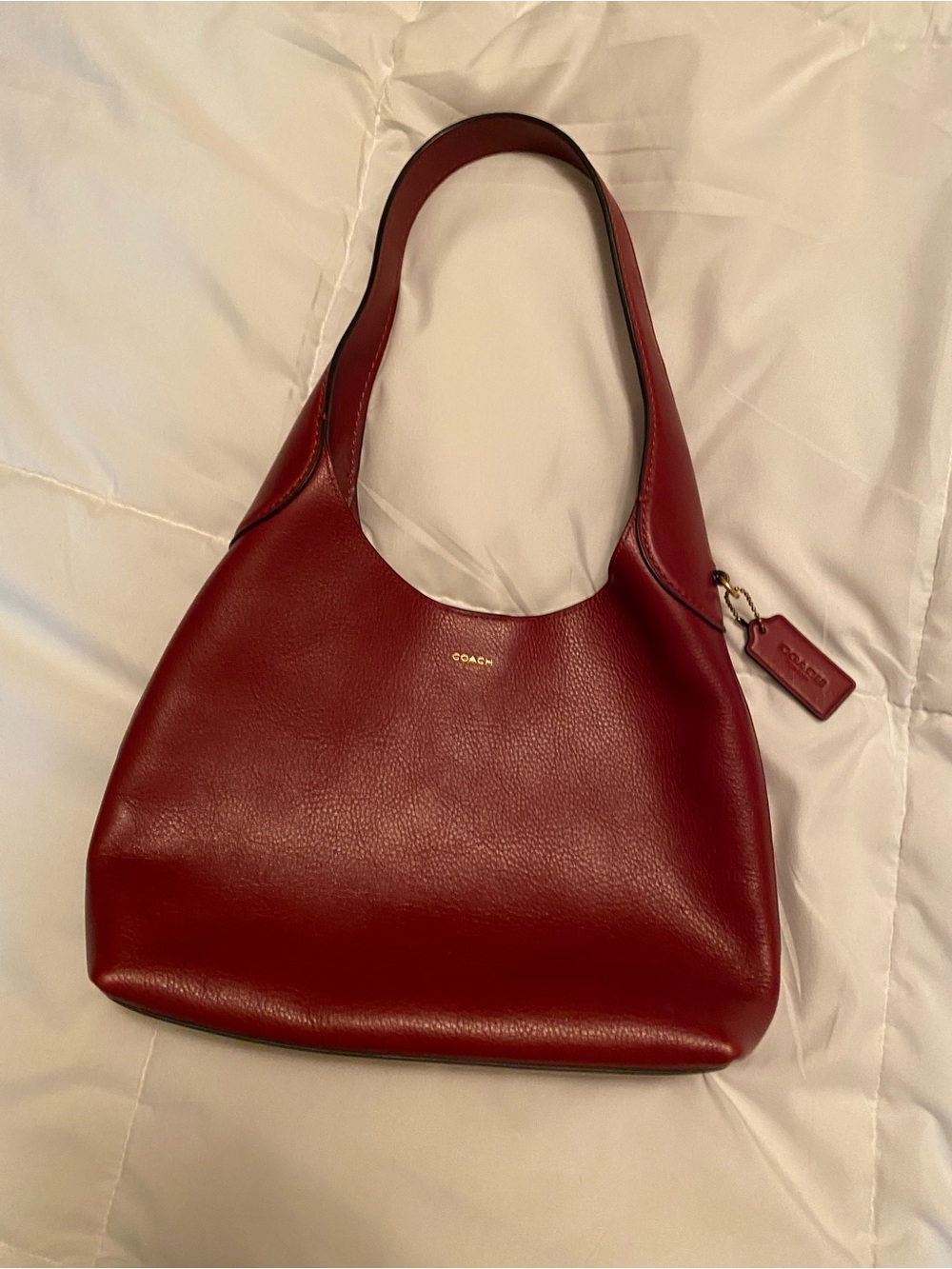 Coach Brooklyn 28 Handbag Dark Ruby - Ruby Red